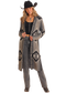 Rock & Roll Denim Charcoal Aztec Duster