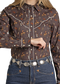 Rock & Roll Western Conversation Print Western Snap Shirt