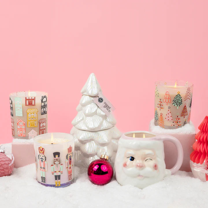 Sweet Grace Santa Mug Candle