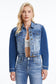 Bayeas Puffy Sleeve Denim Jacket