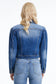 Bayeas Puffy Sleeve Denim Jacket
