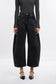 Bayeas Katia Tailored Barrel Leg Denim Jeans in Black
