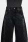 Bayeas Katia Tailored Barrel Leg Denim Jeans in Black