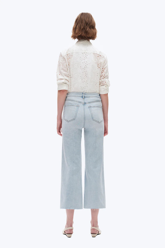 Bayeas High Rise Wide Leg Denim Jeans