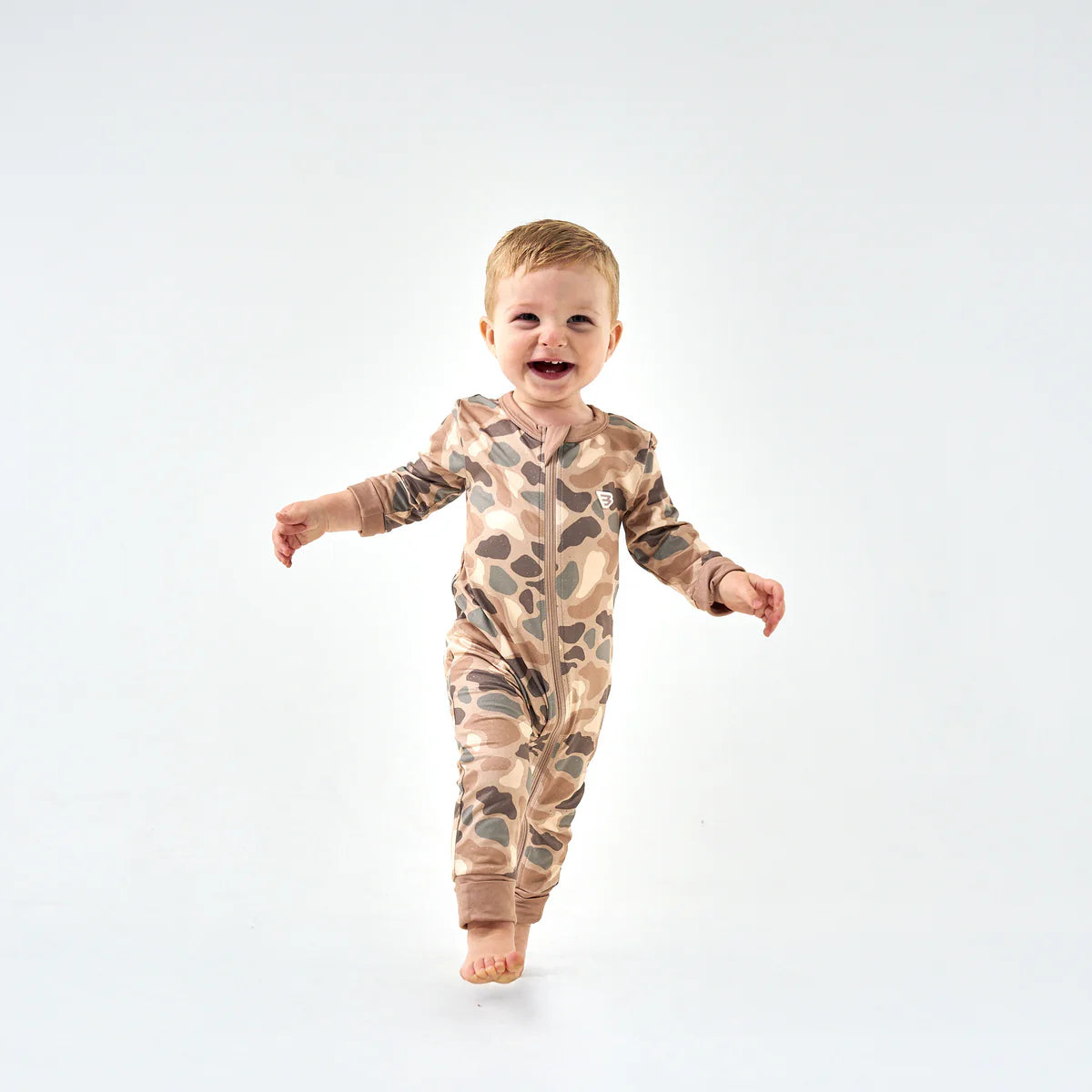 Burlebo Baby Zip Up in Pintail Camo