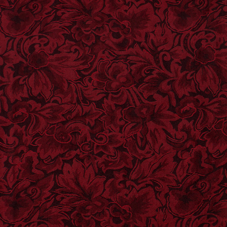 Wyoming Traders Baroque Silk Wild Rag in Cranberry