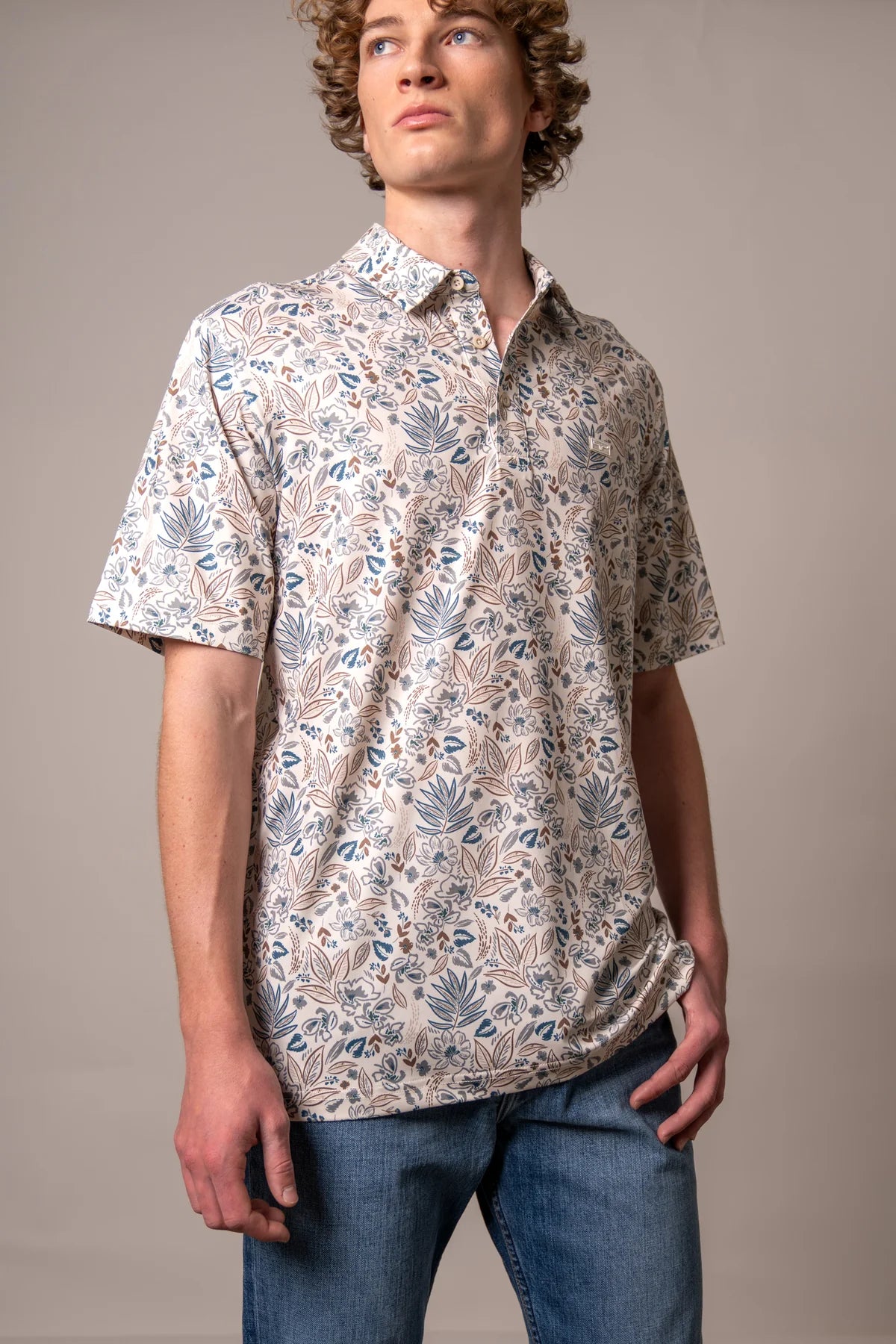 Kimes Ranch Bartram Shirt in Stone