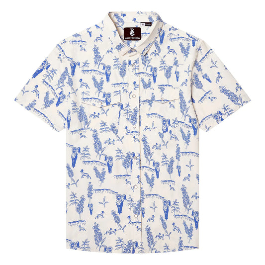 Raised by Coyotes Big Horn Meadow Pearl Snap
