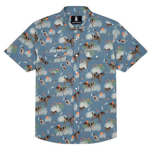 Raised By Coyotes Bird Dog Pearl Snap