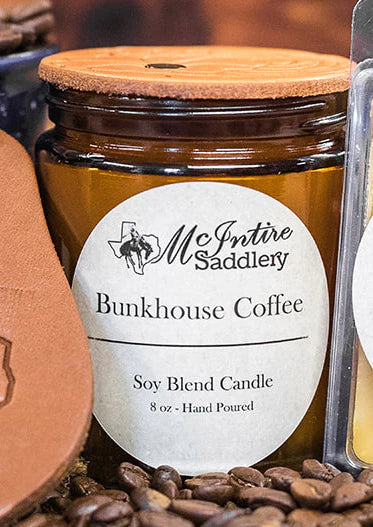 McIntire Saddlery Bunkhouse Coffee Candle