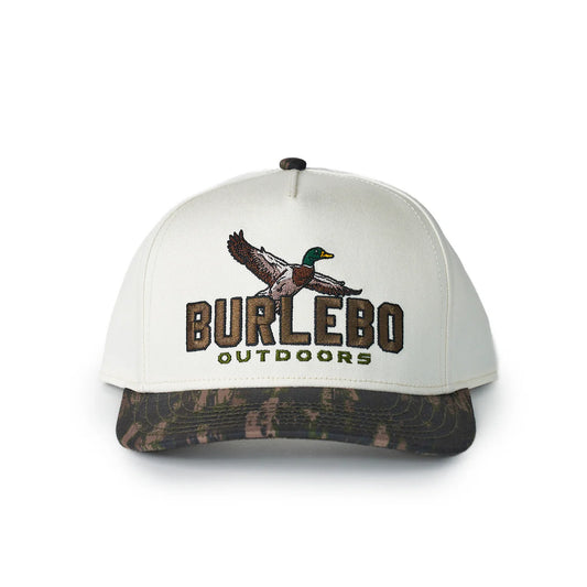Burlebo Mighty Duck Cap in Midland Camo Bill