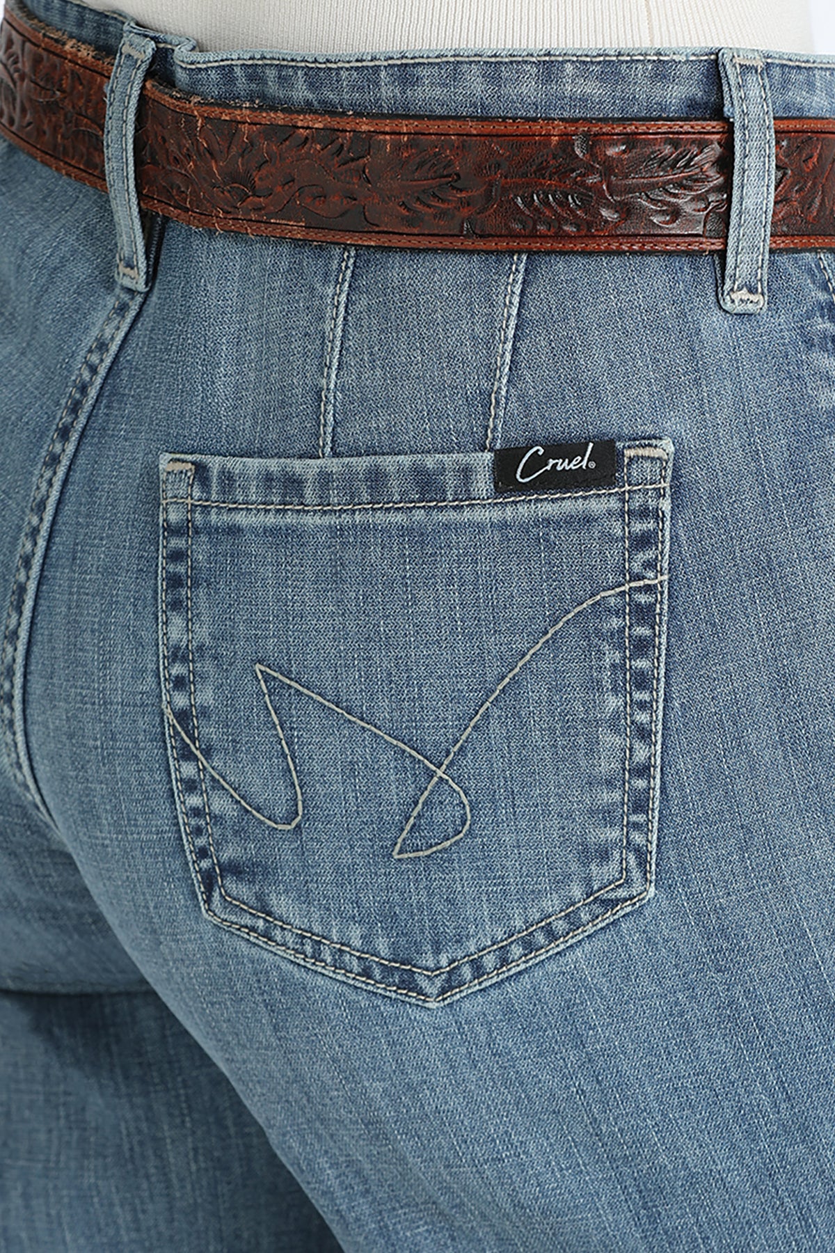 Cruel Denim Hannah Cropped Wide Leg Jeans