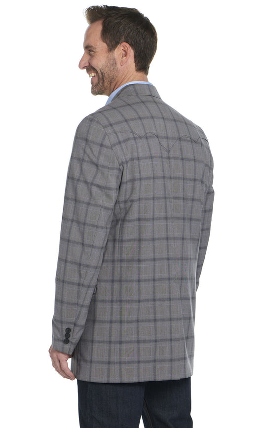 Cripple Creek Plano Sport Coat in Navy Multi