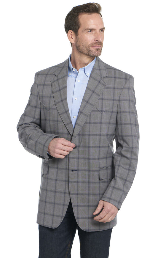 Cripple Creek Plano Sport Coat in Navy Multi