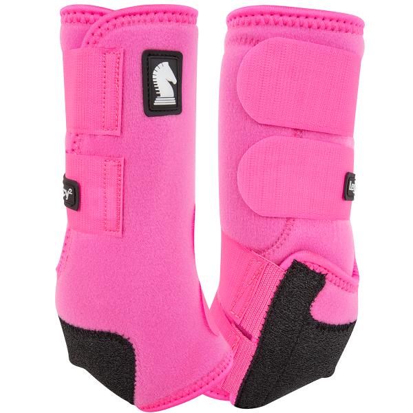 Classic Equine Legacy2 Support Boots Hind Cheetah L