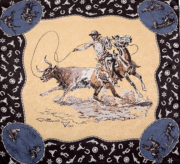 Wyoming Traders CM Russel Tan Limited Edition Wild Rag