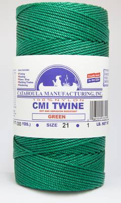 Catahoula Mfg. Green Twisted Nylon Twine
