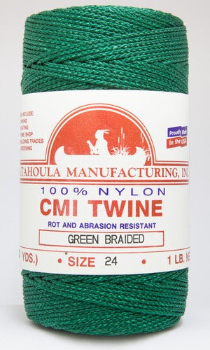 Catahoula Mfg. Green Braided Nylon Twine