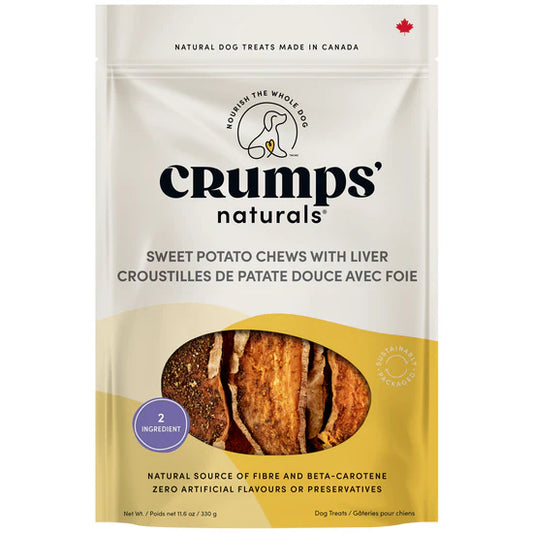 Crumps' Naturals Sweet Potato Chews with Liver