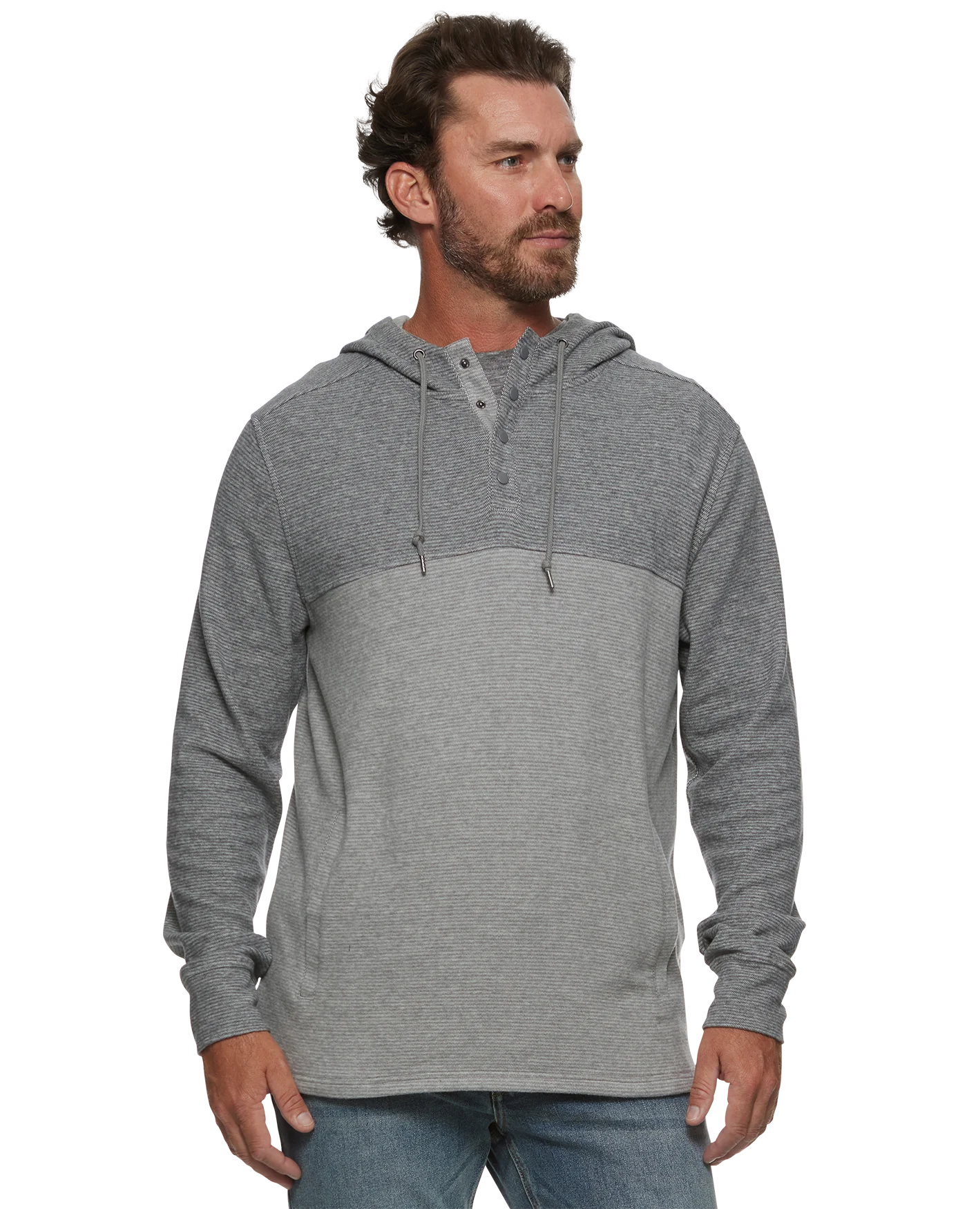 Flag & Anthem Hero Stretch Knit Hooded Henley