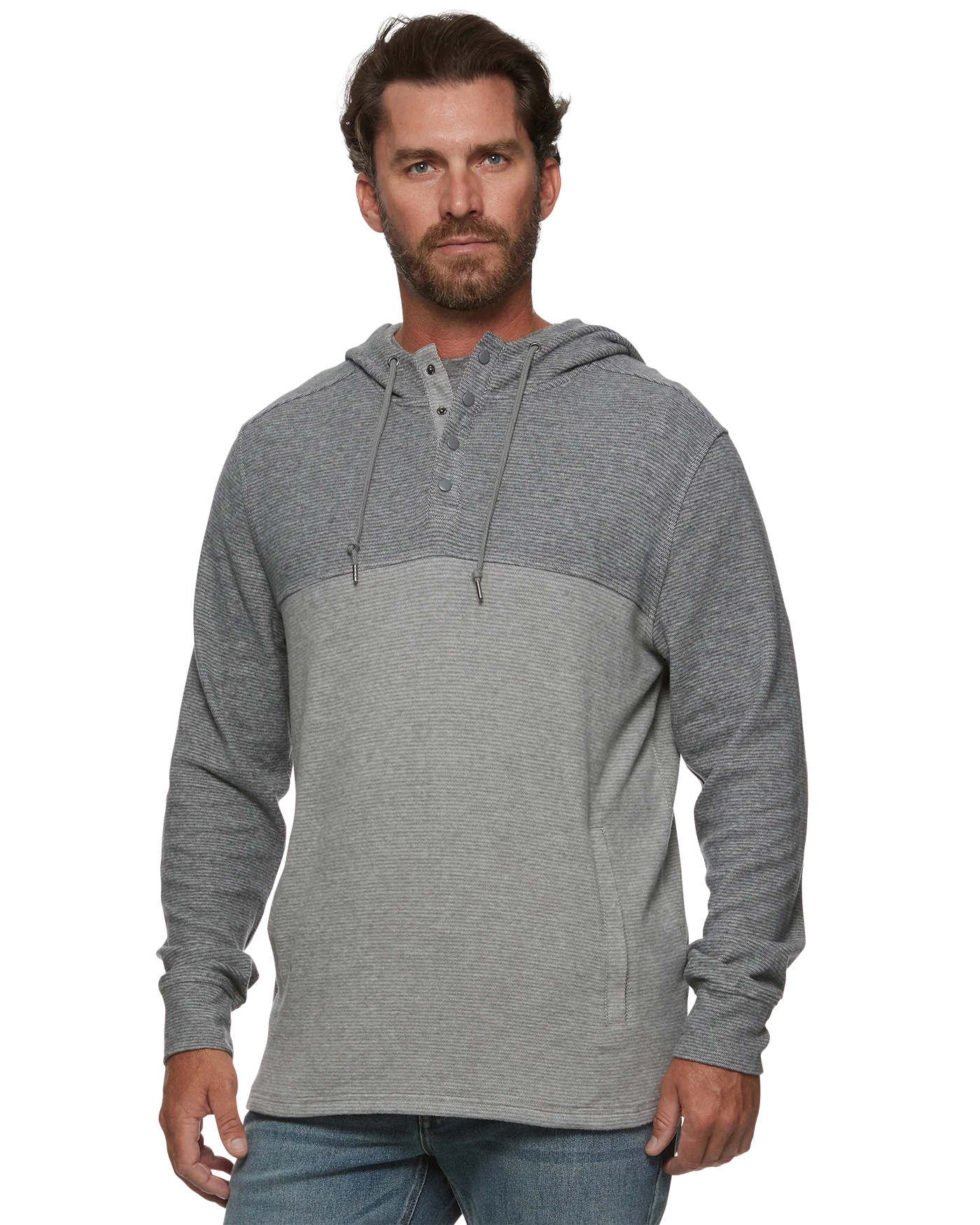 Flag & Anthem Hero Stretch Knit Hooded Henley