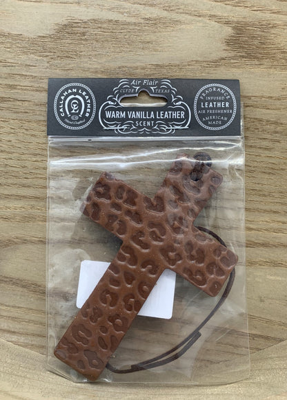 Callahan Leather Co. Cheetah Cross Freshie