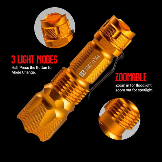 J5 Tactical V1 Pro Flashlight in Hunter Orange