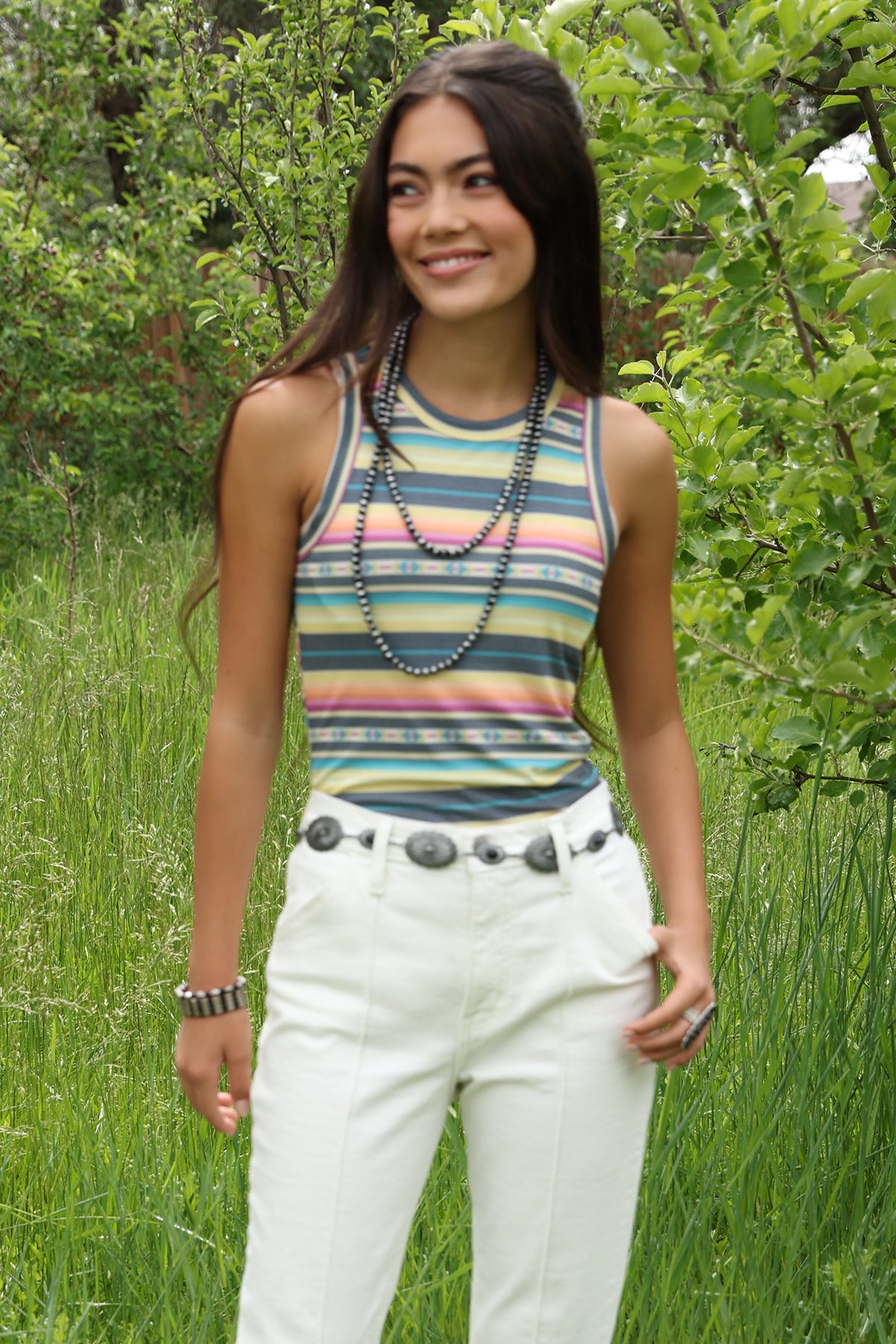 Cruel Denim Serape Tank