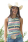 Cruel Denim Serape Tank