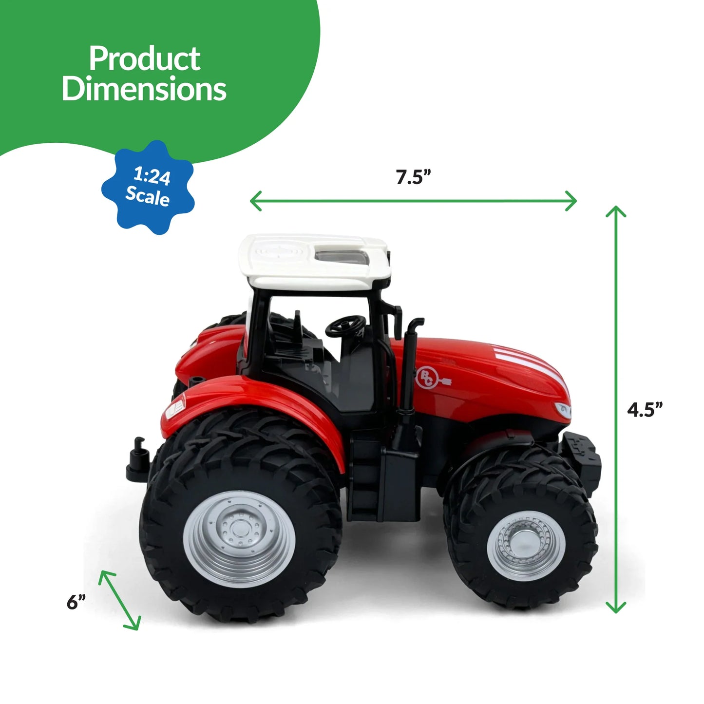 Big Country 1:24 Scale R/C Tractor Dually