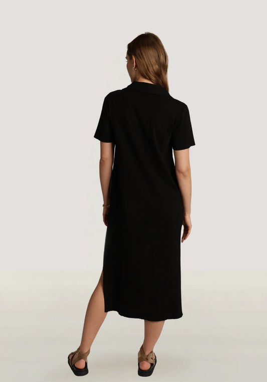 Dylan Carey Black Rib Dress