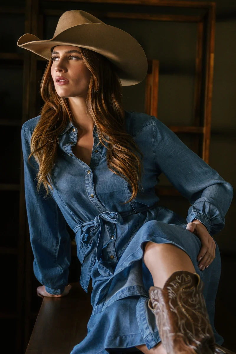 Kimes Ranch Channy Dress in Indigo