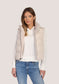 Dylan Classic Fur Vest in Ecru