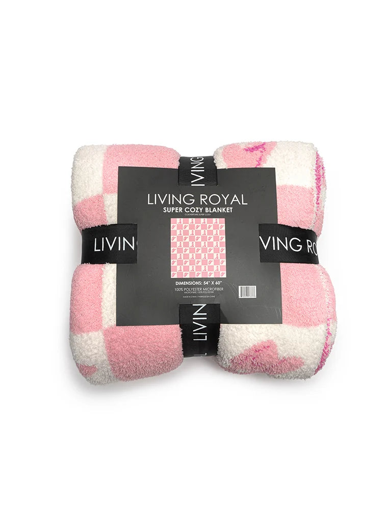Pink Rodeo Checkered Blanket