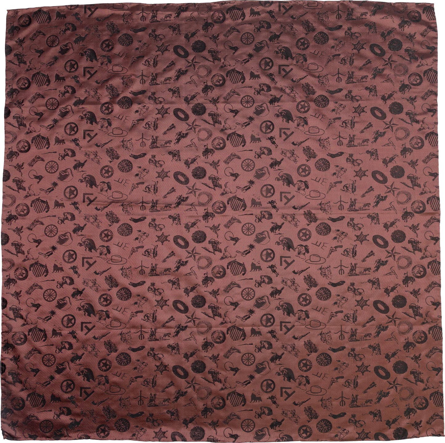 Wyoming Traders Cranberry Cowboy Baroque Wild Rag