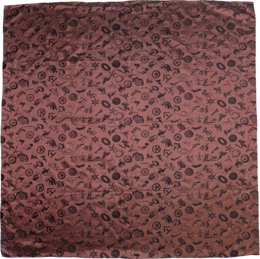Wyoming Traders Cranberry Cowboy Baroque Wild Rag