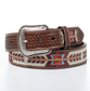 3D Mens Arrow Basketweave Belt