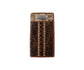 3D Brown Braided Horsehair Rodeo Style Wallet