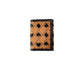 3D Brown Card Suits Trifold Wallet