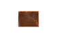 3D Tan Basket Weave Overlay Bifold Wallet