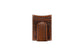 3D Tan Basket Weave Overlay Money Clip Wallet