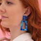 Linny Co Kennedy Cobalt Blue Earrings