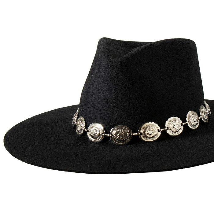 M&F 3D Belt Co. Silver Concho Hatband