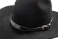 3D 7/8" Resin Checkered Hatband
