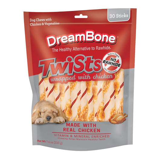 DreamBone Twists Wrapped with Chicken- Small