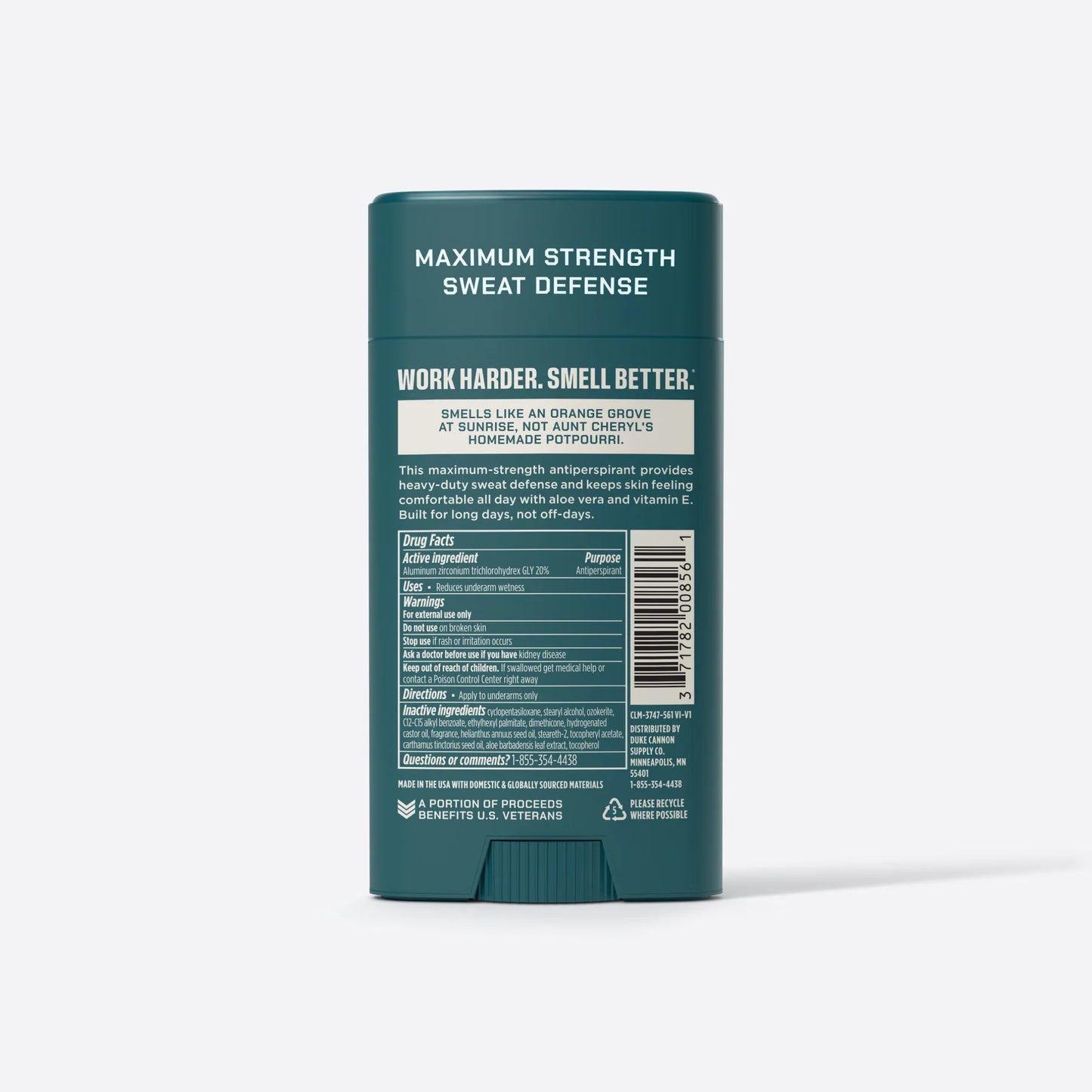 Duke Cannon Seawolf Trench Warfare® Antiperspirant Deodorant