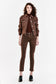 Dear John Jules Vintage Washed Denim Jacket in Rootbeer