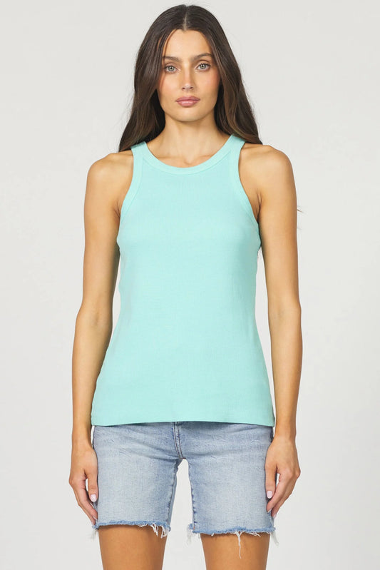 Dear John Tamia Tank in Pool Blue