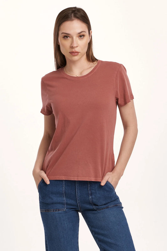 Dear John Unity Short Sleeve Intense Rust Jersey Tee