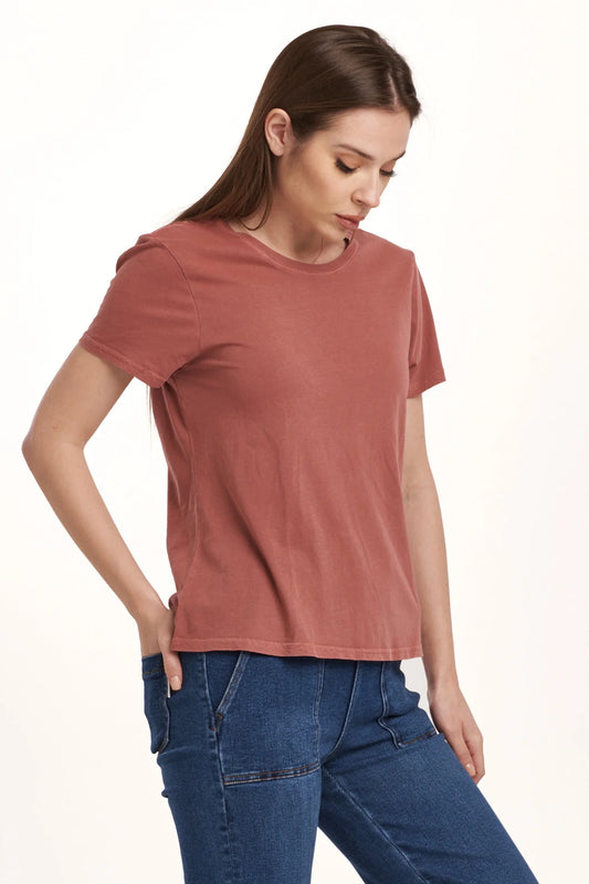 Dear John Unity Short Sleeve Intense Rust Jersey Tee